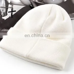 Wholesale Polyester Winter Womens Kint Beanie Hats thumbnail-3