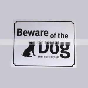 Professional OEM Factory Hanging Type Cheap Custom Metal Aluminum Printed Warning Yard Sign thumbnail-1