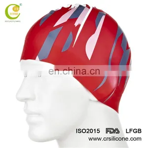 New Unisex Durable Adult Sport Silicone Elasticity Swimming Swim Cap Bathing Hat thumbnail-1