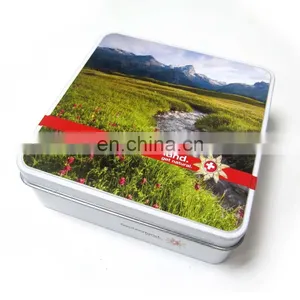 Square Chocolate Tin thumbnail-1
