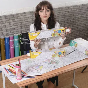 Custom Giant Wall Size Coloring Book and Poster for Adults and Kids Activities thumbnail-3