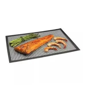 Non Stick PTFE Coated BBQ Grill Mesh Mat for Oven Cooking & BBQ Grilling thumbnail-4