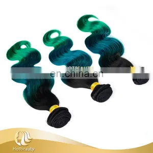 New Arrival Virgin Brazilian Hair 3 Tone Ombre Color Natural Hair Extensions thumbnail-4
