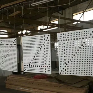 Perforated Aluminum Veneer/Perforated Aluminum Wall Panel/ Customized Punching Metal Ceiling thumbnail-2