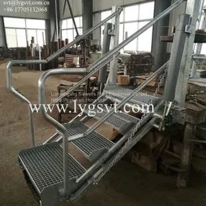 Folding Ladder Stairs for Safe Access to Truck / Train and Platform 3 to 5 Steps thumbnail-1