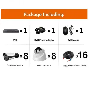 16CH 2.0MP Home Security Video Surveillance DVR Kits thumbnail-5