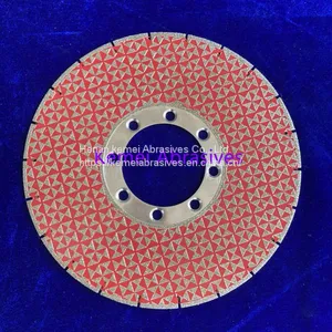 Electroplated Diamond Cutting Wheel With U-Shaped Slot thumbnail-1