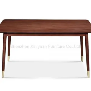 Retro Oak Kitchen Table Kitchen & Dining Furniture Sets Rectangular Wooden Dining Table Set for 6 for Sale thumbnail-2