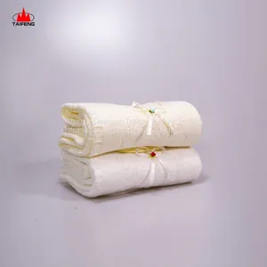 100% Cotton Geometry Triangle Knitted Throw Blanket Shawl Blanket Yellow thumbnail-1