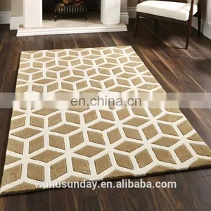 Chinese Polyester Hand Tufted Carpet Rugs Handmade Polyester Carpet thumbnail-1