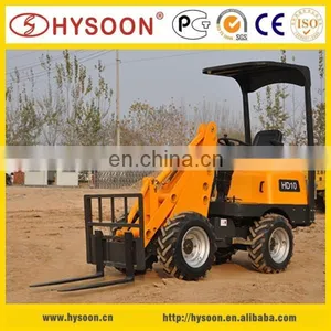 Taian Hysoon Mini Fork Wheel Loader HD10L thumbnail-3