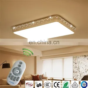 Modern Square Simple With Remote Control Led Ceiling Light for Bedroom thumbnail-3