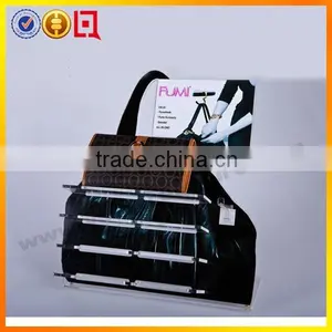 Countertop 3-tier Exquisite Acrylic Purse Rack, Purse Holder, Wallet Display Stand thumbnail-3