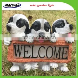 Solar Power Rechargable Lovely Dogs Garden LED Lights thumbnail-1