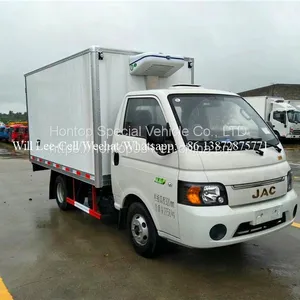 2021 JAC 4X2 10M3 Freezer Vehicle Reefer Truck Refrigerator Trucks for Sale thumbnail-2