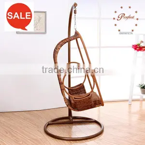 Best Selling Rattan Swing Hanging Chair Outdoor Garden Furniture ZG-1DL thumbnail-1
