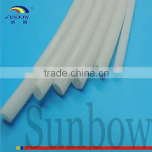 SUNBOW UL Insulation Flame Retardant High Quality 1/4 x 1/2 White Heat Resistant Silicone Tubing thumbnail-1
