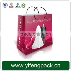 Full Colors Printing Art Paper Fancy Cheap Luxury Garment Paper Bag thumbnail-5