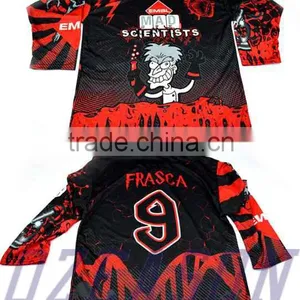 Latest Blank Custom Sublimation Sportswear Ice Hockey Jersey New Model Design thumbnail-4