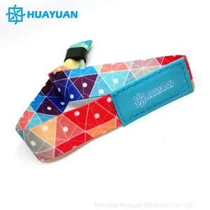 Passive 13.56MHz NFC Wristband NTAG216 Woven RFID Bracelet for Event thumbnail-2