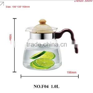 Best Drinkware for Home Restaurant OEM Factory Pyrex Glass Clear Glass Water Pot thumbnail-2