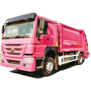 HOWO 6 Wheel 14 Cubic Meter 15m3 Compactor Garbage Truck thumbnail-1