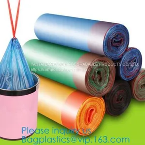 Eco Friendly Compostable Biodegradable Commercial Bags,100% Environment Friendly Compostable Cornstarch Garbage Bags Pac thumbnail-1