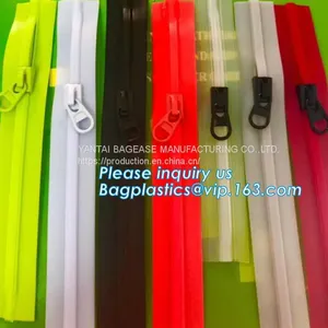 TPU Coating Waterproof Open End Nylon Zipper For Outdoor Garment, Nylon Waterproof Zipper With Auto Lock Slider Zipper thumbnail-2