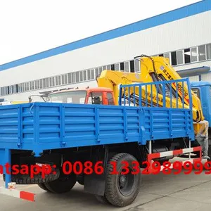 Good Price Factory Sale Dongfeng 145 4*2 LHD 5T Cargo Truck With Crane for Sale thumbnail-3