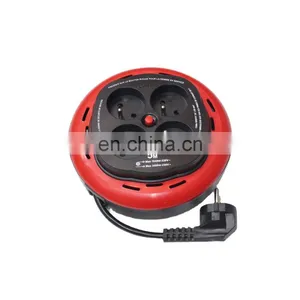 Ingelec Brand 4 Gang French Round Extension Cable Reel Socket With thumbnail-1