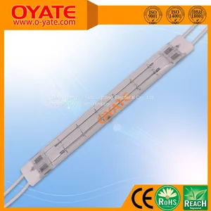 Twin Tube Heat Lamp Infrared Quartz Heating Element Short Wave IR Heaters for Printing thumbnail-1