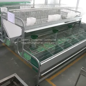 Industrial Breeding Rabbit Cages System Farm Cage 24/set thumbnail-4