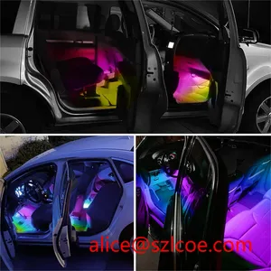 Led Lights for Cars Kit IP65 WS2811 60LED 12V Car Door Light Logo thumbnail-1