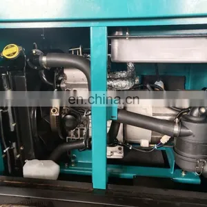 10KW Water Cooled Silent Diesel Machines Engine Genset EV80 With Canopy thumbnail-5