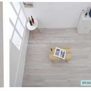 Wood Grain Vinyl Floor SPC Floor Plastic Back Dry Plastic Flooring Stone Plastic Sheet Flooring Foshan Nanhai Wholesale thumbnail-4