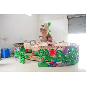 Guangdong Supply Zhongshan Tai Lok Entertainment Manufacturing Small and Medium Indoor and Outdoor Play Equipment Rotating Cup Coffee Cup 12-seat Dinosaur Rotating Cup thumbnail-3