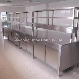 stainless steel central table