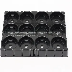 Black ABS Perforate Blister Packaging Protective Punch Plastic Blister Trays thumbnail-2