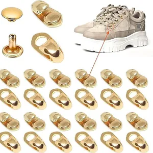 Shoes Boot Hardware Accessories Shoe Lace Single Hole/Double Hole/D Ring Loop Hook thumbnail-1