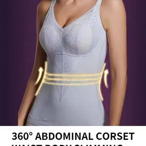 New Product Shapewear Bodysuits for Women Tummy Control Body Suits Deep V Neck Thong Body Shaper thumbnail-1