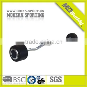 High Grade Strength Training Rubber Covered Barbell Set thumbnail-1