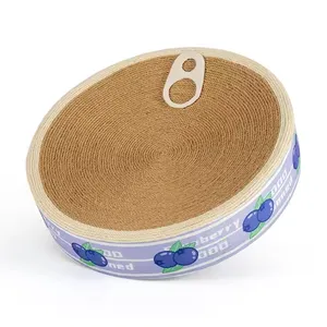 MEOW LOVE Canned Sisal Cat Claw Board Cat Nest Grinding Claw Four Seasons General Oversized Toy Canned thumbnail-3
