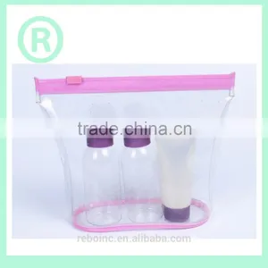 Reboinc-X12 Travel Set Kit Tolitery Trousse Pvc Zipper Bag thumbnail-2