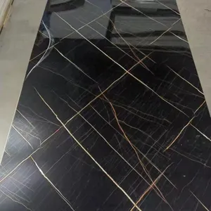 PVC UV Panel With Marble, Stone, Granite Etc. Pattern Glossy Surface Perfect Wall Panels for Home and Office thumbnail-4