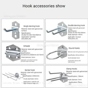 Multi-functional Garage Storage Cabinet With Hook Accessories- Heavy Duty Tool Organization Station for Home DIY and Commercial Use, Custom Support thumbnail-5
