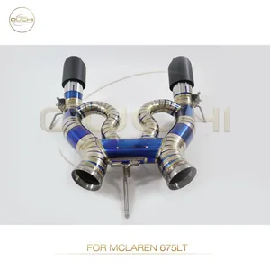 Exhaust Titanium Catback for Mclaren 675LT/720S Electronic Valve High-performance Automotive Exhaust Parts thumbnail-1
