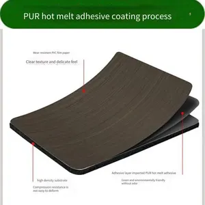 New Fireproof and Flame-retardant Interior Wall Decoration Board, Solid and Environmentally Friendly Bamboo-wood Fiber Wood Veneer thumbnail-4