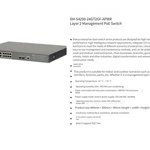 Dahua Dh-s4200-24gt2gf-apwr Enterprise-level Layer 2 Managed Poe Switch thumbnail-4