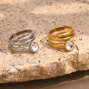 Factory Direct Stainless Steel Ring Wholesale, OEM Custom Logo & Sizes, Low MOQ 50pcs thumbnail-2