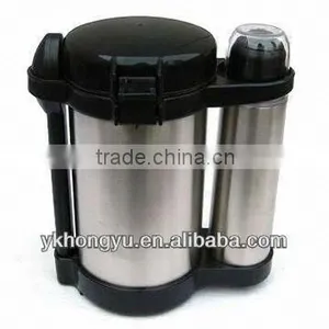 Double Wall Stainless Steel Vacuum Lunch Box Keep Food Hot thumbnail-3